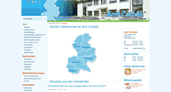 Desktop Screenshot of amtcarbaek.de