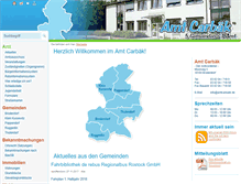 Tablet Screenshot of amtcarbaek.de